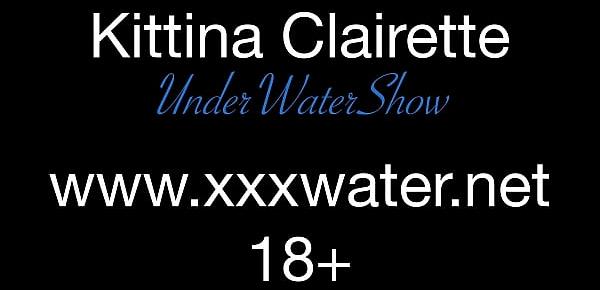  Kittina Ivory acts in underwater erotics